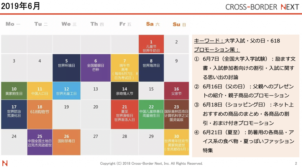 スクリーンショット 2019-06-15 08.11.48 | クロスボーダーネクスト株式会社 2019年6月最新中国イベントカレンダーを公開
