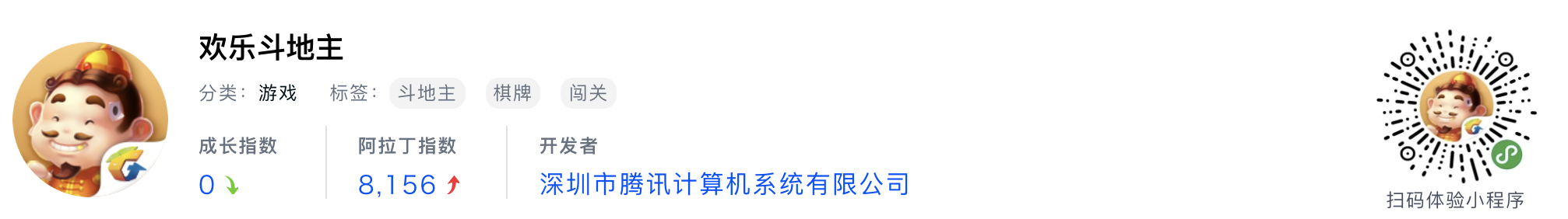 スクリーンショット 2019-07-28 10.02.43 | クロスボーダーネクスト株式会社 WeChatミニプログラム最新ランキングTOP20【2019年6月版】13位 :欢乐斗地主