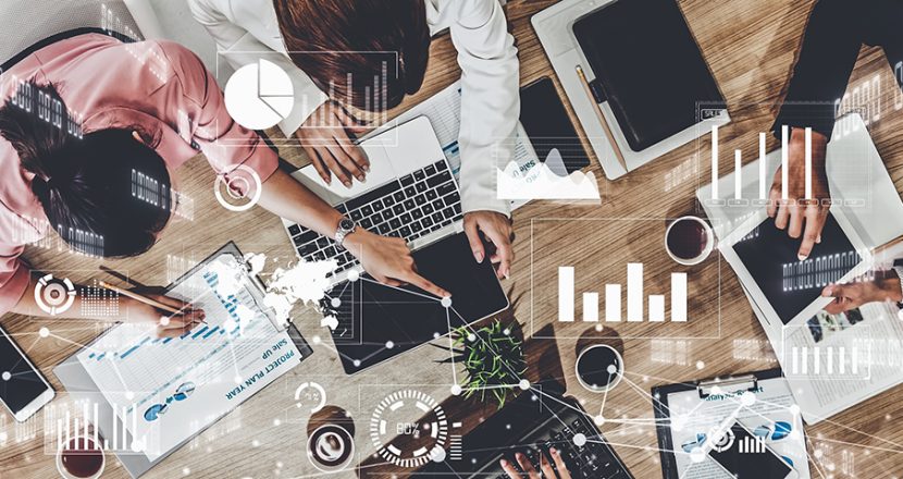 Imaginative visual of business people and financial firms staff | クロスボーダーネクスト株式会社 企業理念